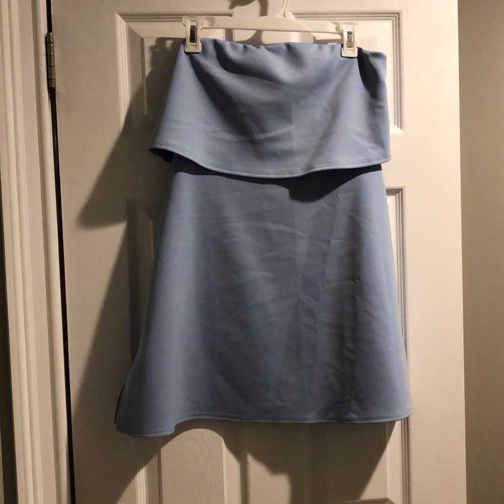 ASOS Scuba Strapless Mini